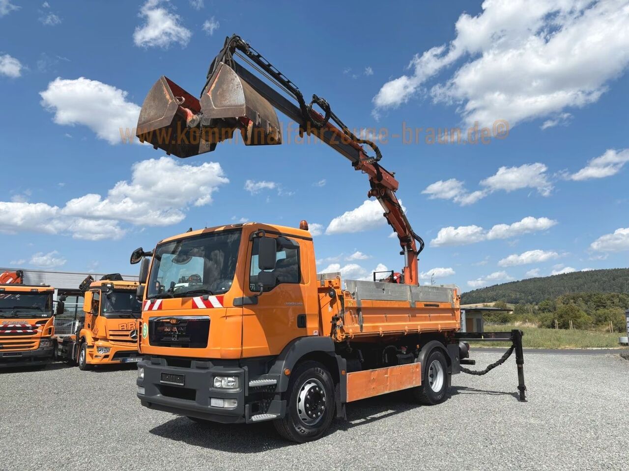 MAN TGM 18.250 4x2 Kipper*Funk Kran*AHK + Hydr.*1-Ha - Lastbil med kran: billede 3 MAN TGM 18.250 4x2 Kipper*Funk Kran*AHK + Hydr.*1-Ha - Lastbil med kran: billede 3