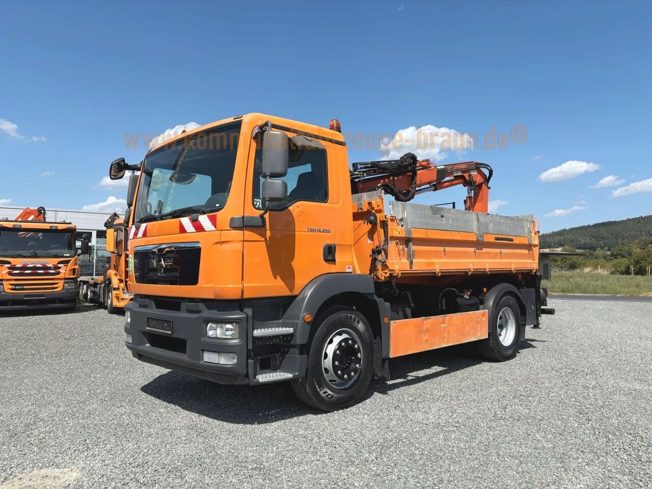 MAN TGM 18.250 4x2 Kipper*Funk Kran*AHK + Hydr.*1-Ha - Tipvogn lastbil, Lastbil med kran: billede 3 MAN TGM 18.250 4x2 Kipper*Funk Kran*AHK + Hydr.*1-Ha - Tipvogn lastbil, Lastbil med kran: billede 3