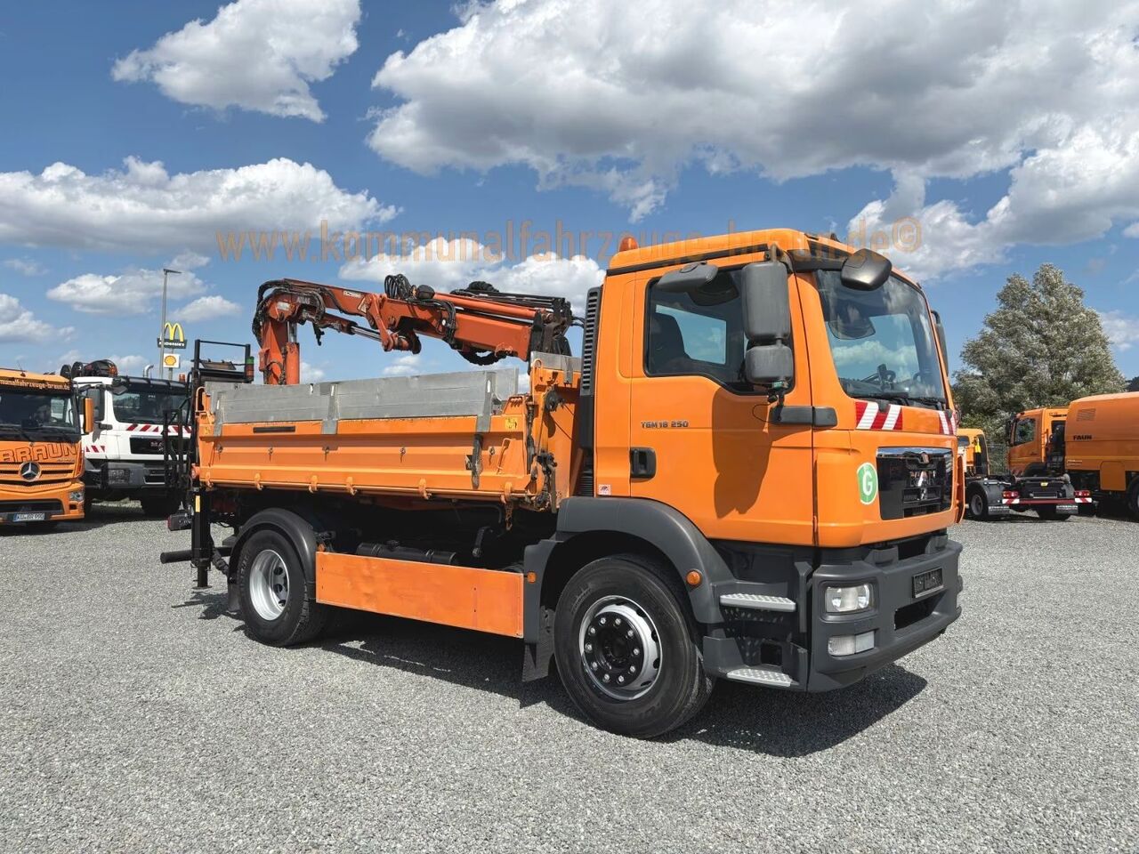 MAN TGM 18.250 4x2 Kipper*Funk Kran*AHK + Hydr.*1-Ha - Lastbil med kran: billede 4 MAN TGM 18.250 4x2 Kipper*Funk Kran*AHK + Hydr.*1-Ha - Lastbil med kran: billede 4
