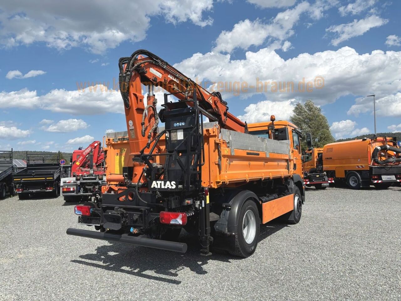 MAN TGM 18.250 4x2 Kipper*Funk Kran*AHK + Hydr.*1-Ha - Lastbil med kran: billede 5 MAN TGM 18.250 4x2 Kipper*Funk Kran*AHK + Hydr.*1-Ha - Lastbil med kran: billede 5
