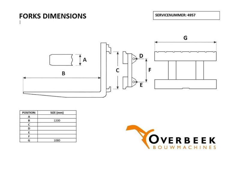 E.L.M. Kragelund A/S RELV 2011 - Sideshift - Forks - Gafler: billede 4 E.L.M. Kragelund A/S RELV 2011 - Sideshift - Forks - Gafler: billede 4