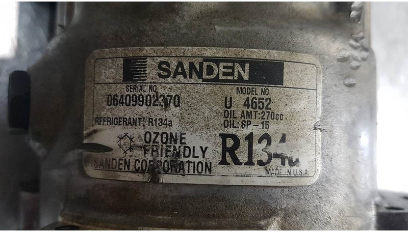 SANDEN U4652 - Compressor/Kompressor/Aircopomp - A/C kompressor for Entreprenørmaskin: billede 3 SANDEN U4652 - Compressor/Kompressor/Aircopomp - A/C kompressor for Entreprenørmaskin: billede 3