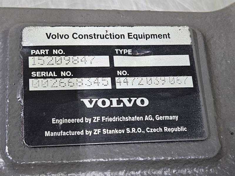 Aksel og reservedele for Entreprenørmaskin Volvo L35B-VOE15209847-Axle housing/Achskörper: billede 6