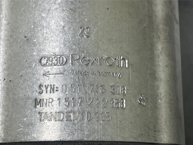 WACKER NEUSON 1000000520-Rexroth 0510766308-Gearpump - Hydraulik for Entreprenørmaskin: billede 4 WACKER NEUSON 1000000520-Rexroth 0510766308-Gearpump - Hydraulik for Entreprenørmaskin: billede 4