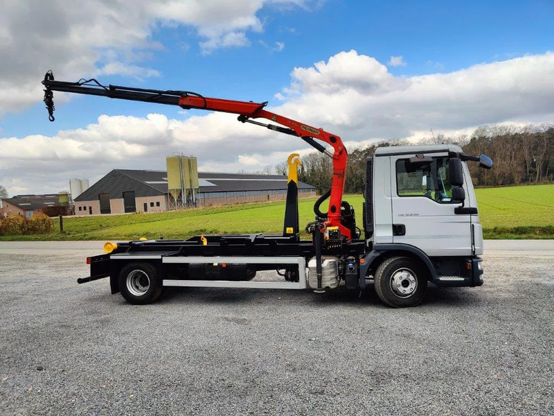 MAN TGL 12.250 Containersysteem Jimeca met kraan Palfinger PK4501 - Lastbil kroghejs, Lastbil med kran: billede 4 MAN TGL 12.250 Containersysteem Jimeca met kraan Palfinger PK4501 - Lastbil kroghejs, Lastbil med kran: billede 4