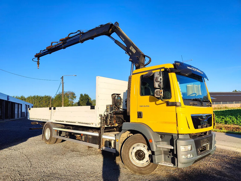 MAN TGM 18.250 Open box + HIAB 166-3 - Lastbil med lad, Lastbil med kran: billede 2 MAN TGM 18.250 Open box + HIAB 166-3 - Lastbil med lad, Lastbil med kran: billede 2