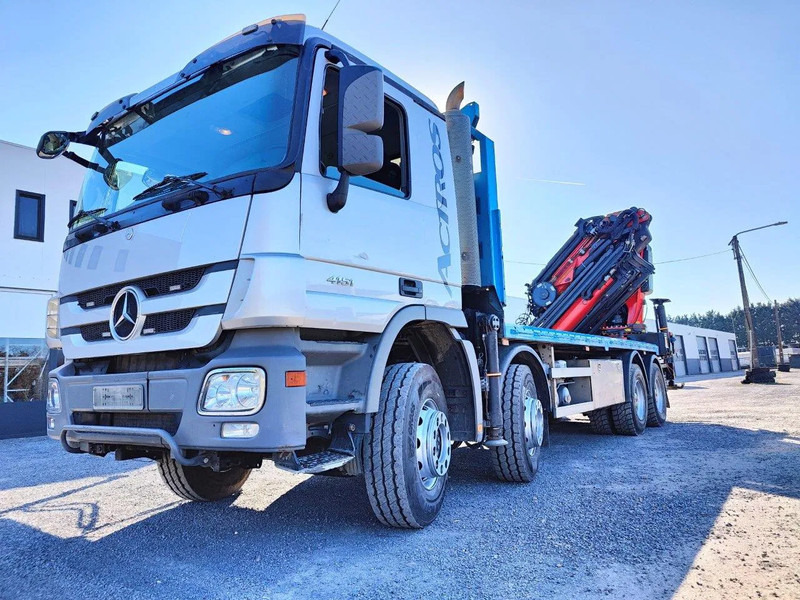 Mercedes-Benz Actros 4151 V8 8x4 Palfinger PK78002 + Flyjib PJ170 - Lastbil med lad, Lastbil med kran: billede 1 Mercedes-Benz Actros 4151 V8 8x4 Palfinger PK78002 + Flyjib PJ170 - Lastbil med lad, Lastbil med kran: billede 1