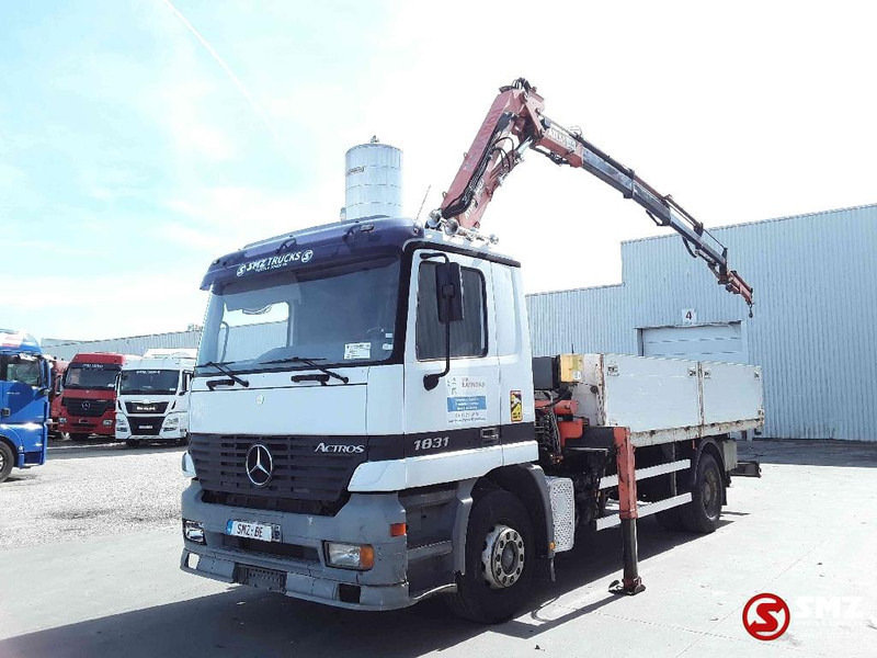 Mercedes-Benz Actros 1831 Atlas Ak140.1A4+remote lames steel 165000km - Lastbil med lad, Lastbil med kran: billede 3 Mercedes-Benz Actros 1831 Atlas Ak140.1A4+remote lames steel 165000km - Lastbil med lad, Lastbil med kran: billede 3