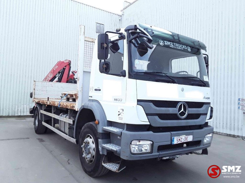 Mercedes-Benz Axor 1833 Fassi f 110a 284000km airco TOP condition - Lastbil med lad, Lastbil med kran: billede 1 Mercedes-Benz Axor 1833 Fassi f 110a 284000km airco TOP condition - Lastbil med lad, Lastbil med kran: billede 1