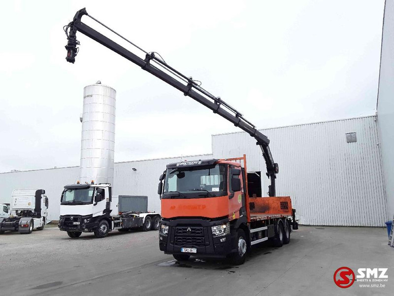 Renault C 430 Hiab 188_es 5+remote - Lastbil med lad, Lastbil med kran: billede 3 Renault C 430 Hiab 188_es 5+remote - Lastbil med lad, Lastbil med kran: billede 3
