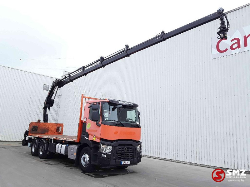 Renault C 430 Hiab 188_es 5+remote - Lastbil med lad, Lastbil med kran: billede 1 Renault C 430 Hiab 188_es 5+remote - Lastbil med lad, Lastbil med kran: billede 1