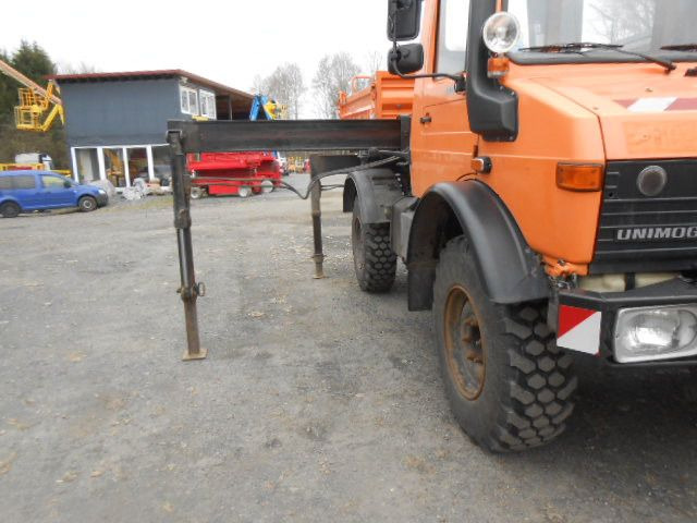 Mercedes-Benz U1450 427/11 mit Kran - Tipvogn lastbil, Lastbil med kran: billede 4 Mercedes-Benz U1450 427/11 mit Kran - Tipvogn lastbil, Lastbil med kran: billede 4