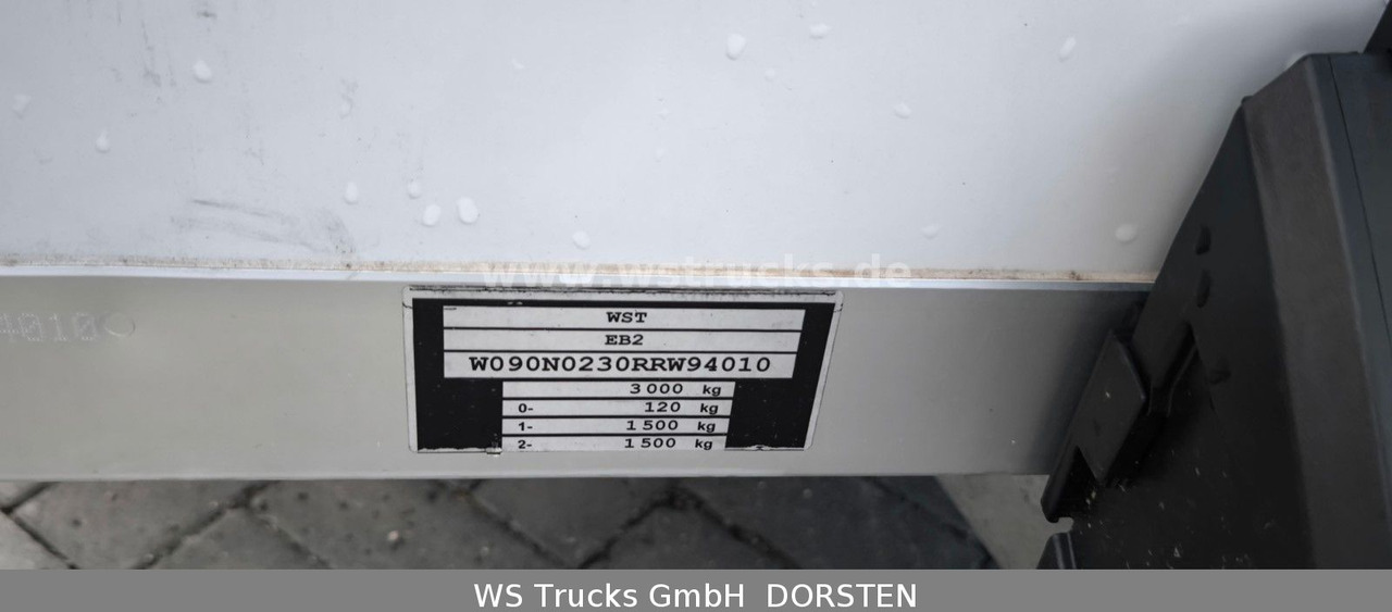 Kølevogn påhængsvogn Kühl 3 x  Rohrbahn 230 volt WST Edition Big one: billede 14