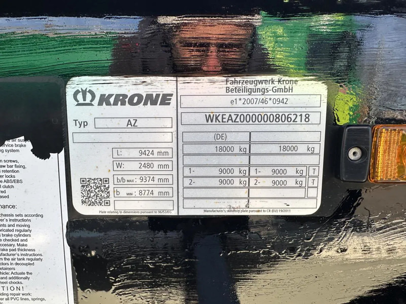 Ny Containerbil/ Veksellad påhængsvogn Krone 10 x Jumbo Lafette deutsche Anh. TÜV NEU! 10 x Jumbo Lafette deutsche Anh. TÜV NEU!: billede 12 Ny Containerbil/ Veksellad påhængsvogn Krone 10 x Jumbo Lafette deutsche Anh. TÜV NEU! 10 x Jumbo Lafette deutsche Anh. TÜV NEU!: billede 12