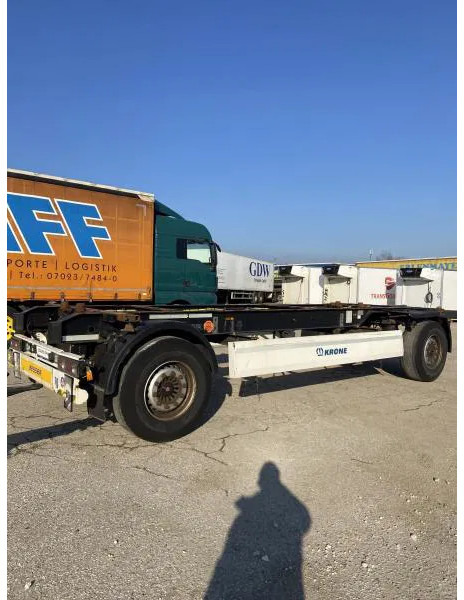 Krone 2- Achs Lafette !! HU/ TÜV NEU !! 2- Achs Lafette !! HU/ TÜV NEU !! - Containerbil/ Veksellad påhængsvogn: billede 2 Krone 2- Achs Lafette !! HU/ TÜV NEU !! 2- Achs Lafette !! HU/ TÜV NEU !! - Containerbil/ Veksellad påhængsvogn: billede 2