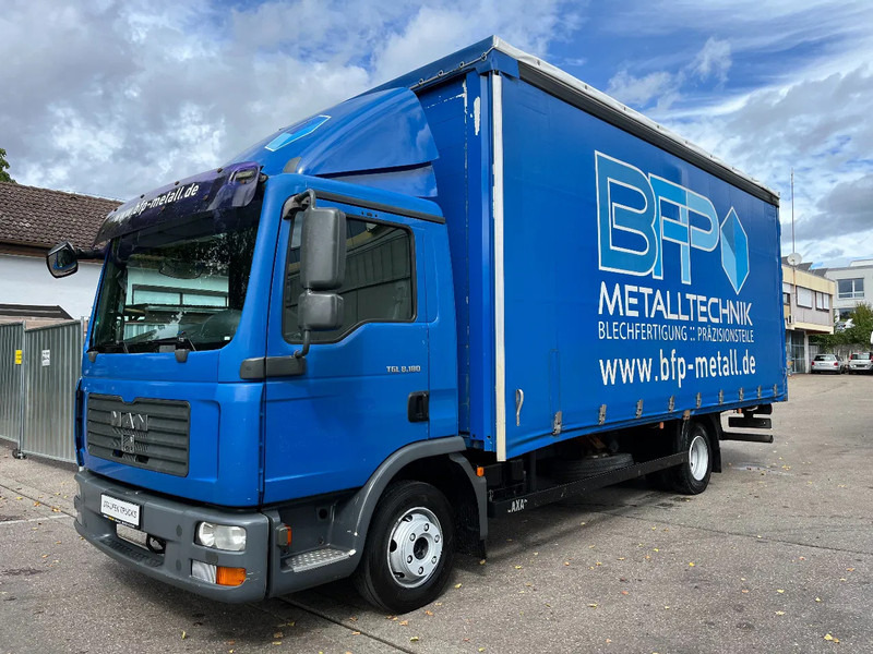 MAN TGL 8.180 BL *Pritsche/Plane*Tautliner*Klima* - Lastbil med presenning: billede 1 MAN TGL 8.180 BL *Pritsche/Plane*Tautliner*Klima* - Lastbil med presenning: billede 1