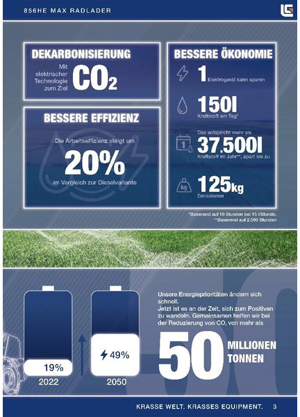 LIUGONG 856 HE vollelektrisch, 21.000 kg, 3.5 cbm - Gummihjulslæsser: billede 3 LIUGONG 856 HE vollelektrisch, 21.000 kg, 3.5 cbm - Gummihjulslæsser: billede 3