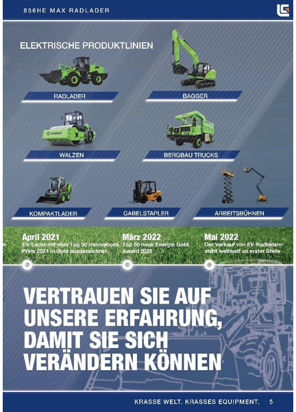 LIUGONG 856 HE vollelektrisch, 21.000 kg, 3.5 cbm - Gummihjulslæsser: billede 5 LIUGONG 856 HE vollelektrisch, 21.000 kg, 3.5 cbm - Gummihjulslæsser: billede 5