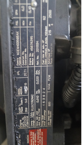 Ny Entreprenørmaskin Cummins ISB CM550 CPL 2571 NEW: billede 6