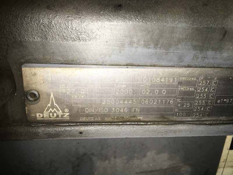 Entreprenørmaskin Deutz BF6M2012C IND. FOR PARTS: billede 6