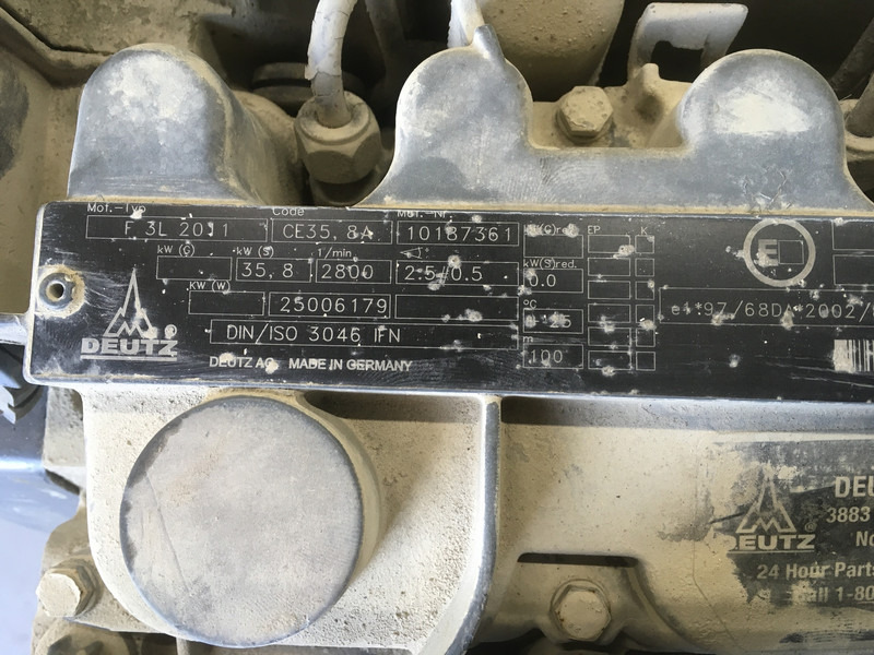 Deutz F3L2011 CORE - Entreprenørmaskin: billede 1 Deutz F3L2011 CORE - Entreprenørmaskin: billede 1
