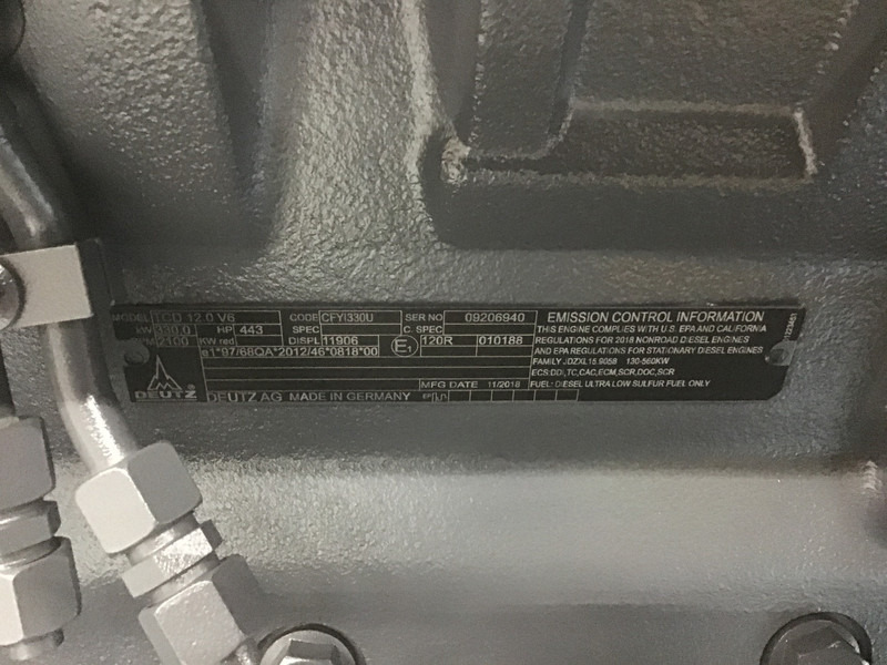 Deutz TCD12.0 V6 NEW - Entreprenørmaskin: billede 5 Deutz TCD12.0 V6 NEW - Entreprenørmaskin: billede 5