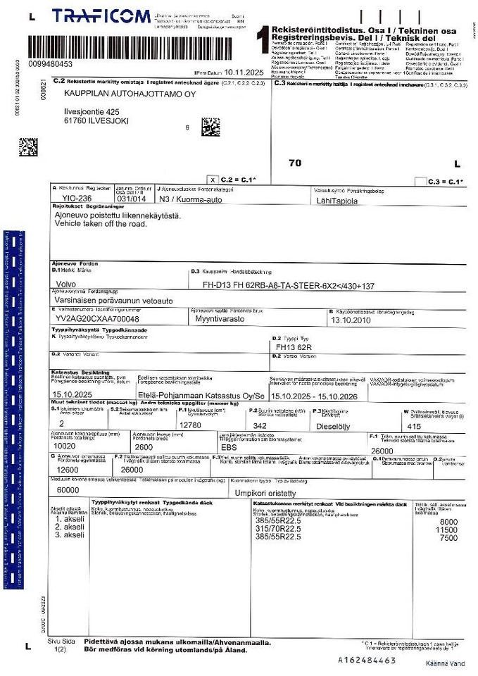 Lastbil varevogn Volvo FH 13: billede 13
