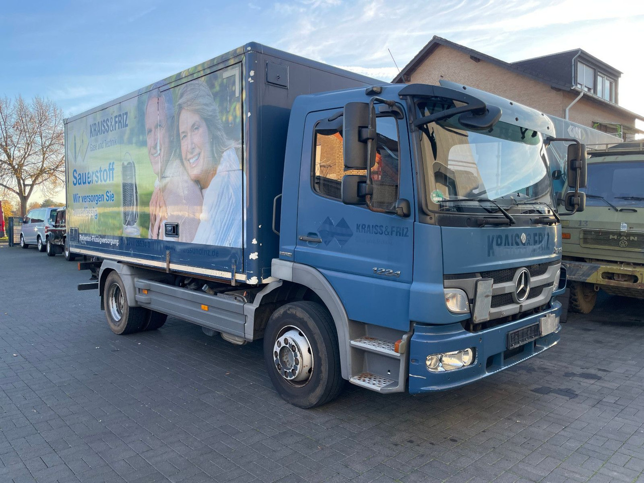 Mercedes-Benz Atego 2 6-Zyl. 4x2 1224 Klima, Radstand: 3.56m. - Lastbil varevogn: billede 1 Mercedes-Benz Atego 2 6-Zyl. 4x2 1224 Klima, Radstand: 3.56m. - Lastbil varevogn: billede 1