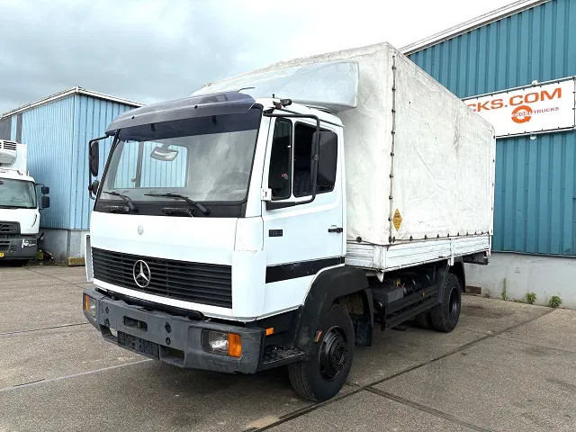 Mercedes-Benz LK 914 (6-CILINDER) WITH TENT BOX (MANUAL GEARBOX / FULL STEEL SUSPENSION / LOADING PLATFORM) - Lastbil med presenning: billede 1 Mercedes-Benz LK 914 (6-CILINDER) WITH TENT BOX (MANUAL GEARBOX / FULL STEEL SUSPENSION / LOADING PLATFORM) - Lastbil med presenning: billede 1
