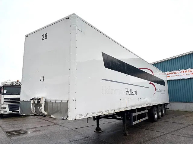 Pacton / JUMBO 3-AXLE CLOSED BOX WITH FULL STEEL CHASSIS (BPW-AXLES / DRUM BRAKES / ABS BRAKE SYSTEM / 13.60 METER) - Varevogn sættevogn: billede 1 Pacton / JUMBO 3-AXLE CLOSED BOX WITH FULL STEEL CHASSIS (BPW-AXLES / DRUM BRAKES / ABS BRAKE SYSTEM / 13.60 METER) - Varevogn sættevogn: billede 1