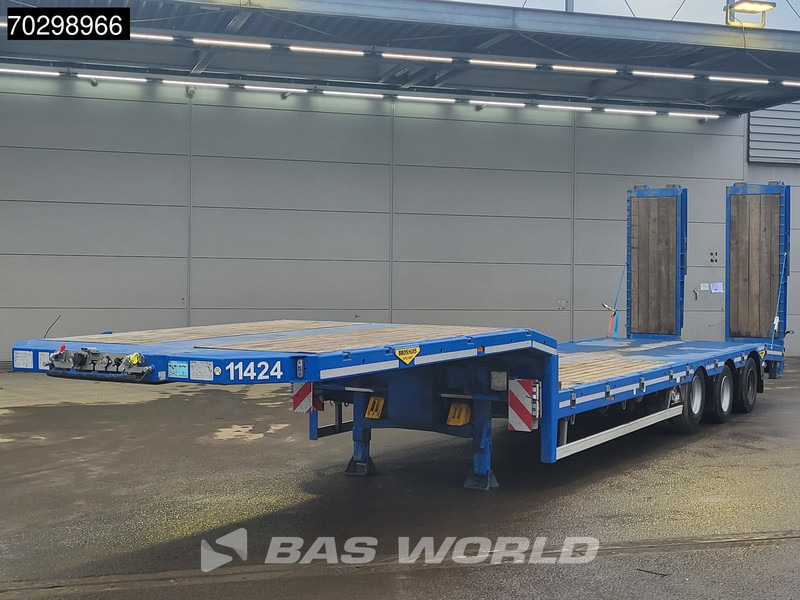 Broshuis 3ASD-18-30/0 Lift + Steering Axle Hydraulic Ramps - Nedbygget platform sættevogn: billede 2 Broshuis 3ASD-18-30/0 Lift + Steering Axle Hydraulic Ramps - Nedbygget platform sættevogn: billede 2