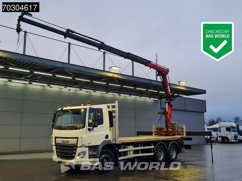 DAF CF 370 6X4 NL-Truck HMF1820-K4 Crane Manual Steelsuspension Big-Axle Euro 6 - Lastbil med lad, Lastbil med kran: billede 1 DAF CF 370 6X4 NL-Truck HMF1820-K4 Crane Manual Steelsuspension Big-Axle Euro 6 - Lastbil med lad, Lastbil med kran: billede 1