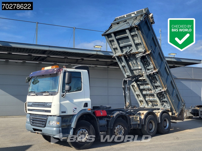 DAF CF85.410 8X4 13m3 Meiller 2-side tipper Big-Axle steel suspension Automatic Euro 4 - Tipvogn lastbil: billede 1 DAF CF85.410 8X4 13m3 Meiller 2-side tipper Big-Axle steel suspension Automatic Euro 4 - Tipvogn lastbil: billede 1