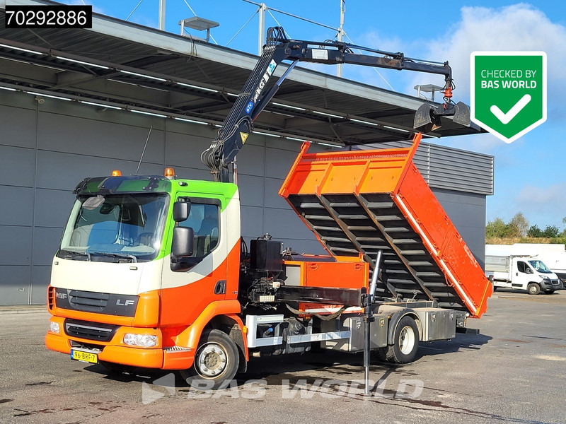 DAF LF45.210 LF 4X2 MKG HLK 66 Crane Kran 5m3 tipper Manual Euro 5 - Tipvogn lastbil, Lastbil med kran: billede 1 DAF LF45.210 LF 4X2 MKG HLK 66 Crane Kran 5m3 tipper Manual Euro 5 - Tipvogn lastbil, Lastbil med kran: billede 1