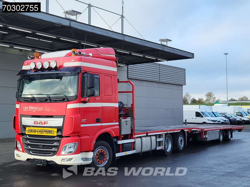 DAF XF 440 XF 6X2 NL-Truck Transporter APK HMF 900-K2 crane Winch Lift-Lenkachse Euro 6 - Lastbil med lad, Lastbil med kran: billede 5 DAF XF 440 XF 6X2 NL-Truck Transporter APK HMF 900-K2 crane Winch Lift-Lenkachse Euro 6 - Lastbil med lad, Lastbil med kran: billede 5