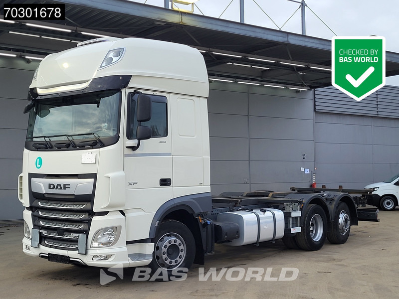DAF XF 480 6X2 FAN Retarder Lift+Steering Axle Full Air Euro 6 - Containerbil/ Veksellad lastbil: billede 1 DAF XF 480 6X2 FAN Retarder Lift+Steering Axle Full Air Euro 6 - Containerbil/ Veksellad lastbil: billede 1