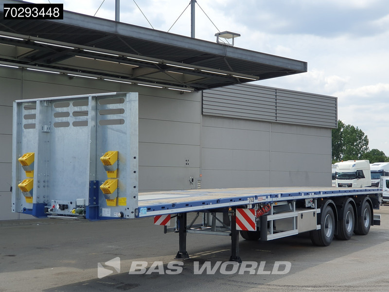 Faymonville MAX210-Z-3AA-13.60-22.5-2.54 3 axles 29M 2x extendable 3x steering axle twistlocks - Nedbygget platform sættevogn: billede 2 Faymonville MAX210-Z-3AA-13.60-22.5-2.54 3 axles 29M 2x extendable 3x steering axle twistlocks - Nedbygget platform sættevogn: billede 2