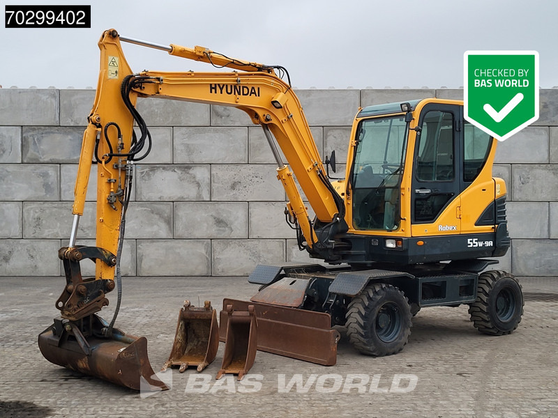 Hyundai Robex 55W-9A EPA - Hjulgravemaskine: billede 1 Hyundai Robex 55W-9A EPA - Hjulgravemaskine: billede 1