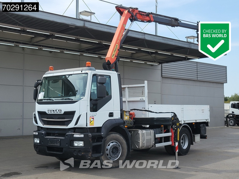 Iveco Stralis 310 4X2 Palfinger PK12002 EH Kran Crane Rotator Automatic Full Steel Euro 6 - Lastbil med lad, Lastbil med kran: billede 1 Iveco Stralis 310 4X2 Palfinger PK12002 EH Kran Crane Rotator Automatic Full Steel Euro 6 - Lastbil med lad, Lastbil med kran: billede 1
