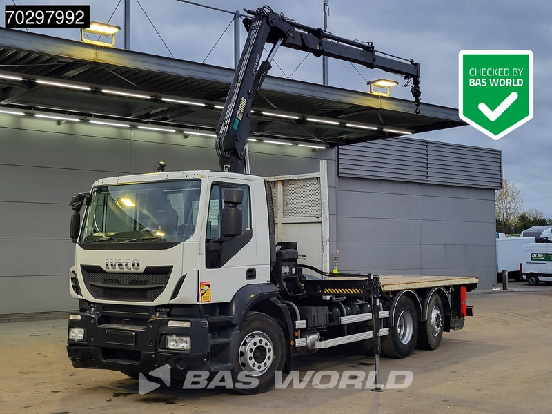 Iveco Stralis 310 Stralis 6X2 HIAB 144 BS-2 Crane Kran Lift+Steering-Axle Manual Euro 5 - Lastbil med lad, Lastbil med kran: billede 1 Iveco Stralis 310 Stralis 6X2 HIAB 144 BS-2 Crane Kran Lift+Steering-Axle Manual Euro 5 - Lastbil med lad, Lastbil med kran: billede 1
