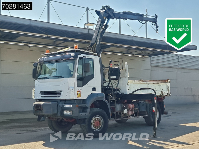 Iveco Trakker 310 4X4 Atlas 145.2-A2 Kran Crane 4x4 Big axle 6m3 3 sided tipper Euro 4 - Tipvogn lastbil, Lastbil med kran: billede 1 Iveco Trakker 310 4X4 Atlas 145.2-A2 Kran Crane 4x4 Big axle 6m3 3 sided tipper Euro 4 - Tipvogn lastbil, Lastbil med kran: billede 1
