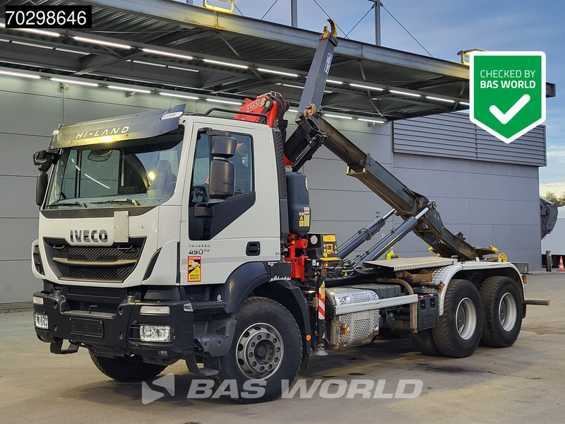 Iveco Trakker 450 6X4 Fassi F120B.2.22 Crane Marrel AL16S50 Retarder Big-axle Euro 6 - Lastbil kroghejs, Lastbil med kran: billede 1 Iveco Trakker 450 6X4 Fassi F120B.2.22 Crane Marrel AL16S50 Retarder Big-axle Euro 6 - Lastbil kroghejs, Lastbil med kran: billede 1