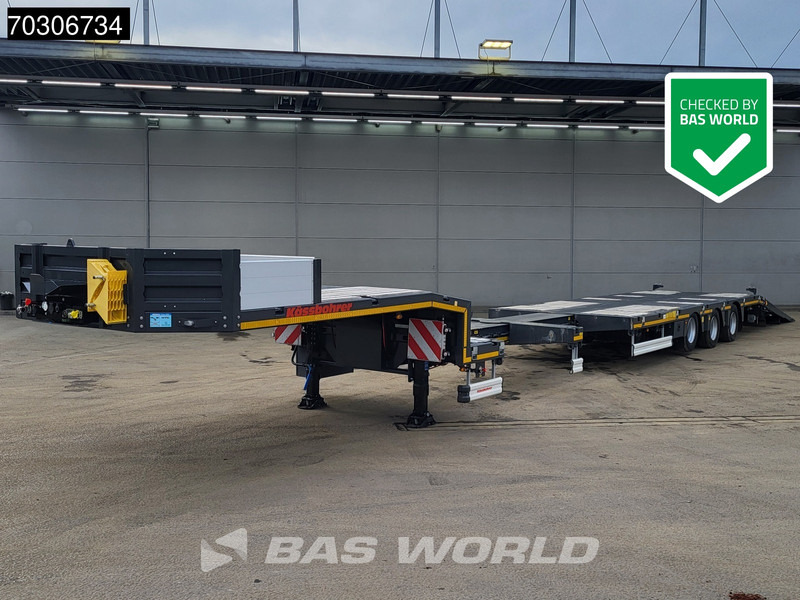 Kässbohrer LB3E NEW Steering+Lift Axle Extendable Ramps - Nedbygget platform sættevogn: billede 1 Kässbohrer LB3E NEW Steering+Lift Axle Extendable Ramps - Nedbygget platform sættevogn: billede 1