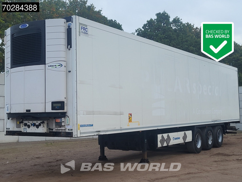 Krone Carrier Vector 1950Mt 3 axles Dobbelstock 89m3 - Kølevogn sættevogn: billede 1 Krone Carrier Vector 1950Mt 3 axles Dobbelstock 89m3 - Kølevogn sættevogn: billede 1