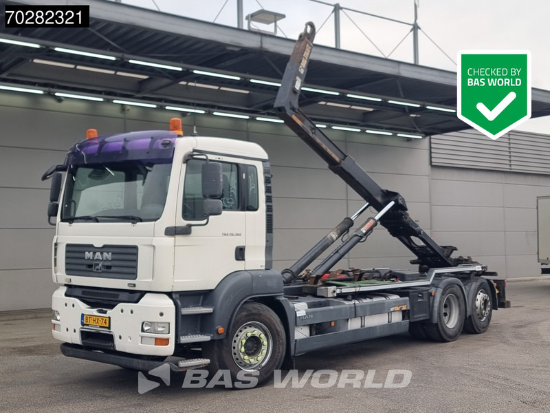 Lastbil kroghejs MAN TGA 26.360 6X2 NL-Truck 20tons Hyva Multilift Automatic Euro 5: billede 1
