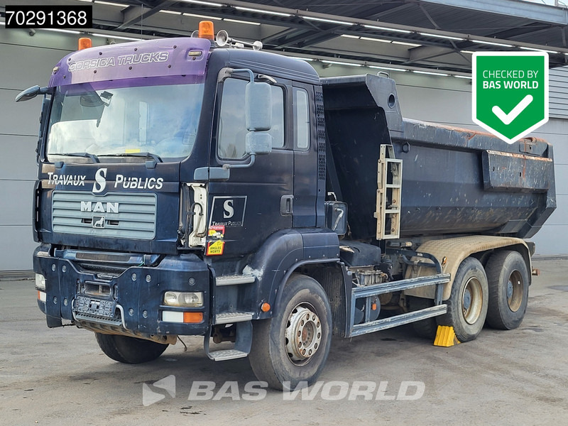 MAN TGA 33.360 6X4 BROKEN ENGINE! 13m3 Meiller tipper Steel suspension Manual Euro 4 - Tipvogn lastbil: billede 1 MAN TGA 33.360 6X4 BROKEN ENGINE! 13m3 Meiller tipper Steel suspension Manual Euro 4 - Tipvogn lastbil: billede 1