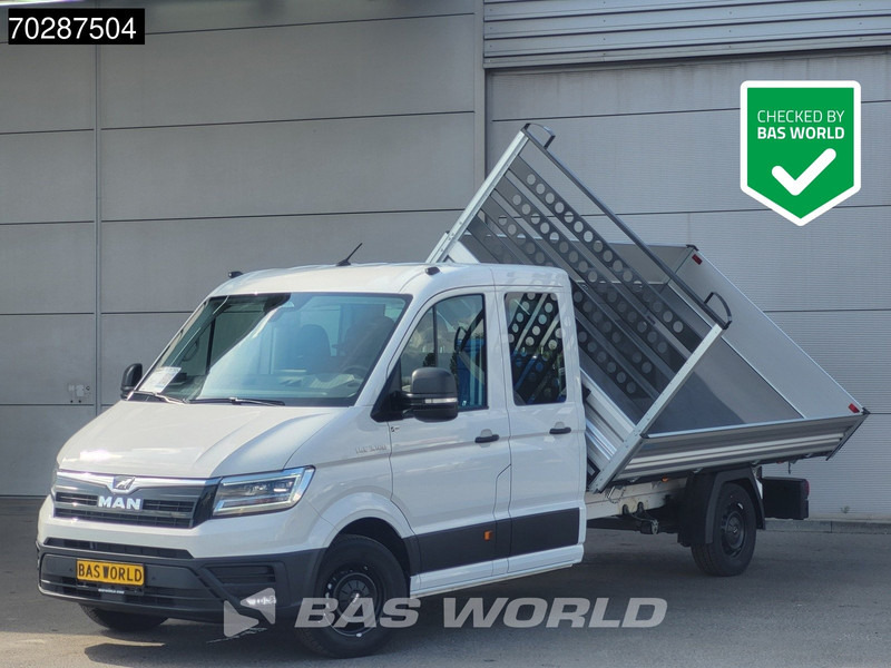 MAN TGE 3.180 Drie-Zijdige Automaat Kipper 2025-Facelift 180PK Trekhaak LED Airco Cruise Navi Euro6 Kipper Tipper Benne Kieper 3m3 A/C Towbar - Ladbil med tip: billede 1 MAN TGE 3.180 Drie-Zijdige Automaat Kipper 2025-Facelift 180PK Trekhaak LED Airco Cruise Navi Euro6 Kipper Tipper Benne Kieper 3m3 A/C Towbar - Ladbil med tip: billede 1