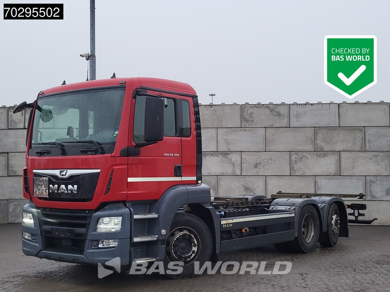 MAN TGS 26.320 TGS 6X2 ADR BDF Lift+Steering Axle Automatic Euro 6 - Containerbil/ Veksellad lastbil: billede 1 MAN TGS 26.320 TGS 6X2 ADR BDF Lift+Steering Axle Automatic Euro 6 - Containerbil/ Veksellad lastbil: billede 1