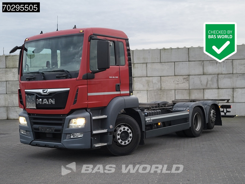 MAN TGS 26.320 TGS 6X2 ADR BDF Lift + Steering Axle Euro 6 - Containerbil/ Veksellad lastbil: billede 1 MAN TGS 26.320 TGS 6X2 ADR BDF Lift + Steering Axle Euro 6 - Containerbil/ Veksellad lastbil: billede 1