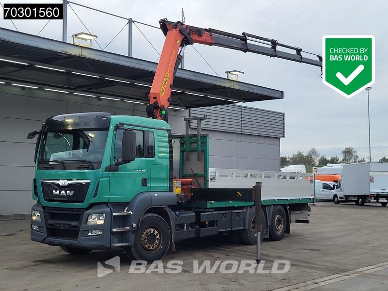 MAN TGS 26.400 6X2 Palfinger PK23001 EH Crane Kran Remote Retarder Euro 6 - Lastbil med lad, Lastbil med kran: billede 1 MAN TGS 26.400 6X2 Palfinger PK23001 EH Crane Kran Remote Retarder Euro 6 - Lastbil med lad, Lastbil med kran: billede 1